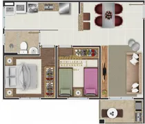 Apartamento com 2 Quartos à venda, 51m² no Nucleo Residencial Afonso Zupardo, Itatiba - Foto 11