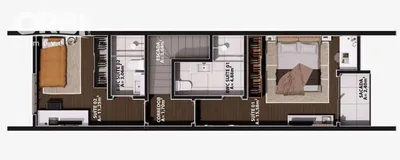 Casa de Condomínio com 2 Quartos à venda, 103m² no Velha, Blumenau - Foto 7