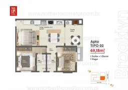 Apartamento com 2 Quartos à venda, 69m² no Morretes, Itapema - Foto 11