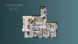 Apartamento com 3 Quartos à venda, 97m² no Centro, Curitiba - Foto 15