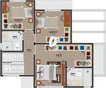 Casa de Condomínio com 3 Quartos à venda, 126m² no Boqueirão, Curitiba - Foto 10