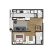 Apartamento com 1 Quarto à venda, 49m² no , Canela - Foto 3