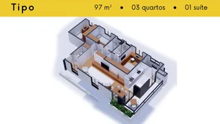 Apartamento com 3 Quartos à venda, 96m² no Centro, São José dos Pinhais - Foto 8