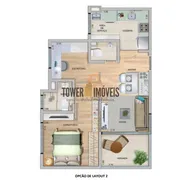 Apartamento com 2 Quartos à venda, 50m² no Jardim Ribeiro, Valinhos - Foto 2