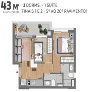 Apartamento com 2 Quartos à venda, 44m² no Pinheiros, São Paulo - Foto 34