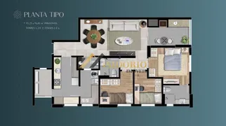 Apartamento com 3 Quartos à venda, 97m² no Centro, Curitiba - Foto 13
