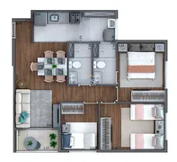 Apartamento com 3 Quartos à venda, 58m² no Campininha, São Paulo - Foto 15