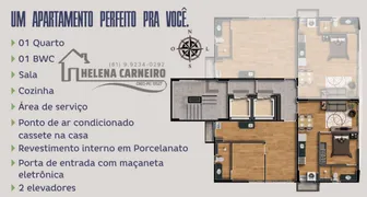 Apartamento com 1 Quarto à venda, 33m² no Graças, Recife - Foto 16