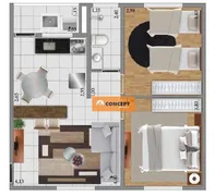 Apartamento com 2 Quartos à venda, 53m² no Vila Varela, Poá - Foto 7