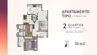 Apartamento com 2 Quartos à venda, 53m² no Fonte Grande, Contagem - Foto 24