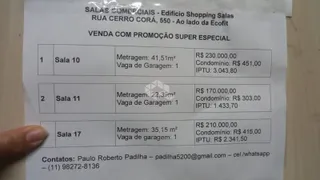Conjunto Comercial / Sala à venda, 22m² no Lapa, São Paulo - Foto 13