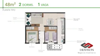 Apartamento com 2 Quartos à venda, 47m² no Jardim Elizabete, Taboão da Serra - Foto 8