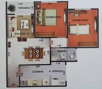 Apartamento com 2 Quartos à venda, 61m² no Jardim Vista Alegre, Paulínia - Foto 2