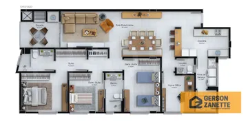 Apartamento com 3 Quartos à venda, 127m² no Centro, Siderópolis - Foto 6