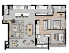 Apartamento com 2 Quartos à venda, 135m² no Champagnat, Curitiba - Foto 14