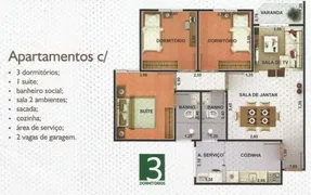 Apartamento com 3 Quartos à venda, 77m² no Jardim dos Calegaris, Paulínia - Foto 9
