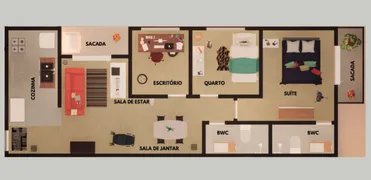 Apartamento com 2 Quartos à venda, 65m² no Centro, Pinhais - Foto 10