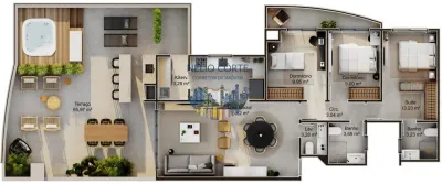 Apartamento com 2 Quartos à venda, 74m² no Saco Grande, Florianópolis - Foto 19