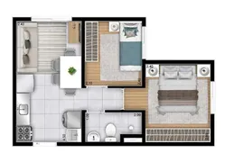 Apartamento com 2 Quartos à venda, 34m² no Guaianases, São Paulo - Foto 4