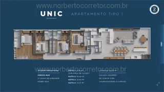 Apartamento com 3 Quartos à venda, 138m² no , Porto Belo - Foto 26