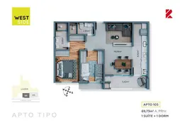 Apartamento com 2 Quartos à venda, 67m² no São Francisco, Curitiba - Foto 23