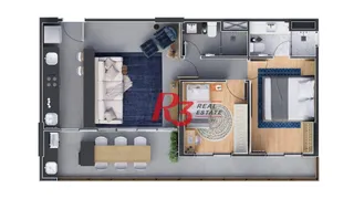 Apartamento com 2 Quartos à venda, 75m² no José Menino, Santos - Foto 1