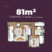 Apartamento com 3 Quartos à venda, 81m² no Bosque Flamboyant, Taubaté - Foto 2