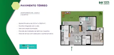 Apartamento com 3 Quartos à venda, 56m² no Laranjeiras Velha, Serra - Foto 19