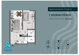 Apartamento com 1 Quarto à venda, 39m² no Abraão, Florianópolis - Foto 2