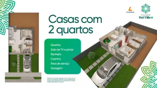 Casa de Condomínio com 2 Quartos à venda, 41m² no Centro, Paço do Lumiar - Foto 1