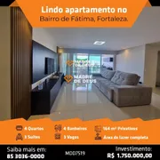 Apartamento com 4 Quartos à venda, 164m² no Fátima, Fortaleza - Foto 1