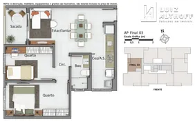 Apartamento com 3 Quartos à venda, 86m² no Cidade Universitaria Pedra Branca, Palhoça - Foto 13