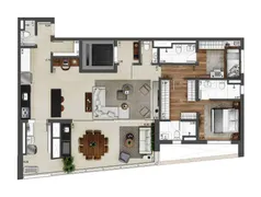 Apartamento com 3 Quartos à venda, 131m² no Brooklin, São Paulo - Foto 2