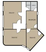 Conjunto Comercial / Sala com 4 Quartos à venda, 100m² no República, São Paulo - Foto 1