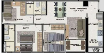 Apartamento com 3 Quartos à venda, 50m² no Casa Amarela, Recife - Foto 8