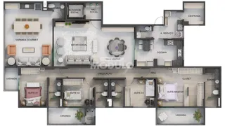 Apartamento com 4 Quartos à venda, 216m² no Martins, Uberlândia - Foto 24