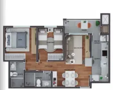 Apartamento com 3 Quartos à venda, 73m² no Tingui, Curitiba - Foto 19