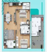 Apartamento com 2 Quartos à venda, 62m² no São Cristovão, Cascavel - Foto 4