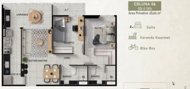 Apartamento com 2 Quartos à venda, 65m² no Campo Grande, Cariacica - Foto 6