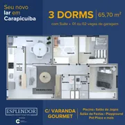 Apartamento com 2 Quartos à venda, 53m² no Vila Três Irmãos, Carapicuíba - Foto 4