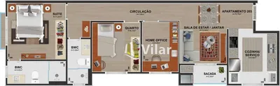 Apartamento com 3 Quartos à venda, 76m² no Centro, Pinhais - Foto 13