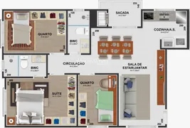 Apartamento com 3 Quartos à venda, 70m² no Cidade Jardim, São José dos Pinhais - Foto 18