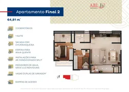 Apartamento com 2 Quartos à venda, 64m² no Centro, Gravataí - Foto 3