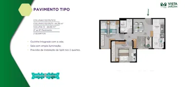 Apartamento com 3 Quartos à venda, 56m² no Laranjeiras Velha, Serra - Foto 1