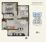 Apartamento com 2 Quartos à venda, 57m² no Argentina, Criciúma - Foto 11