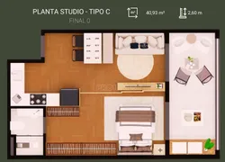 Studio com 1 Quarto à venda, 35m² no Granja Viana, Cotia - Foto 30