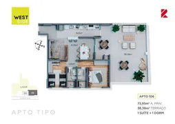 Apartamento com 2 Quartos à venda, 67m² no São Francisco, Curitiba - Foto 18