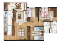 Apartamento com 3 Quartos à venda, 80m² no Chacara Agrindus, Taboão da Serra - Foto 22
