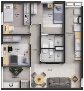 Apartamento com 3 Quartos à venda, 83m² no Praia Vista Linda, Bertioga - Foto 44