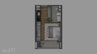 Apartamento com 1 Quarto à venda, 24m² no Jardim Paulistano, São Paulo - Foto 3